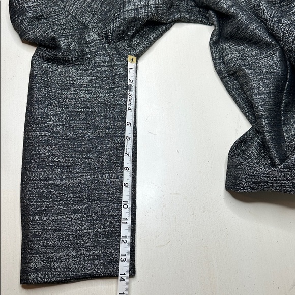 Eileen Fisher Women's Grey and Silver Silk Blend Jacquard Duster Jacket Size M - Picture 15 of 15